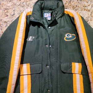 Vintage 90s Green Bay Packers Pro Line Jacket Youth Large Women's Small? NFL